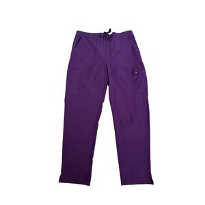 Cherokee Eggplant Causal Jogger Lounge Scrub Pants